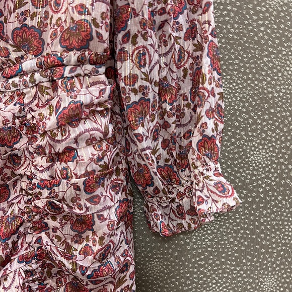 🔥🔥🔥NEW Ramy Brook Silk Vina Printed Ruched Mini Dress - Picture 8 of 15